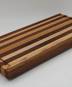Edge Grain Walnut Stripe Board CUTTING BOARD MADE FROM WALNUT - OAK - MAPLE