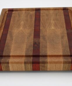Oak and Paduak Stripe Board