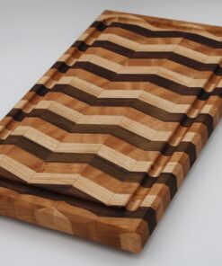 Edge Grain Chevron Cutting Board