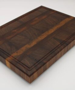 End Grain Stripe Board w/ Teak and Walnut TEAK-WALNUT