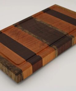  End Grain Stripe Butcher Block BLACK LIMBA - WALNUT - MAHOGANY - CHERRY